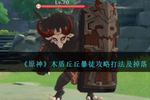 原神木盾丘丘暴徒怎么打
