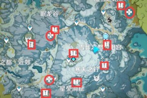 原神雪山八块石碑位置图一览