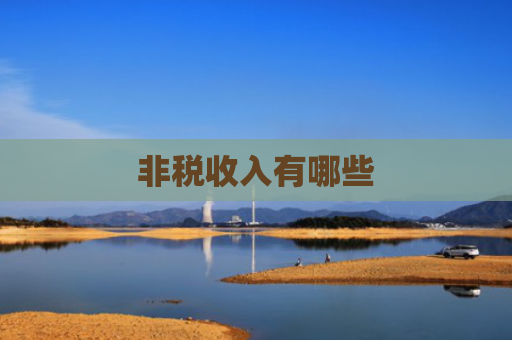 非税收入有哪些