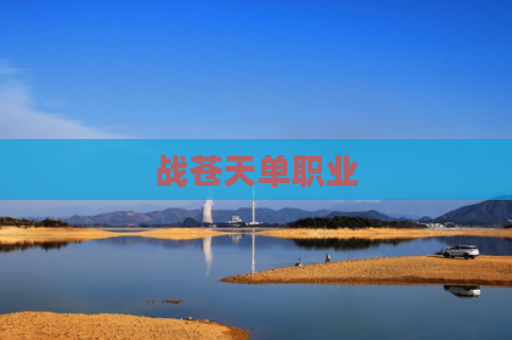 战苍天单职业