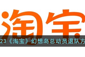 淘宝幻想岛总动员怎么退队