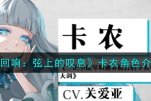 宿命回响弦上的叹息卡农角色怎么样