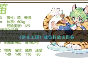 洛克王国晓笛技能表图鉴